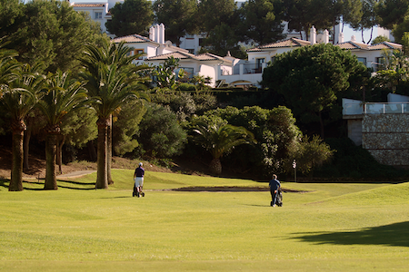 Golfers on Miraflores Golf