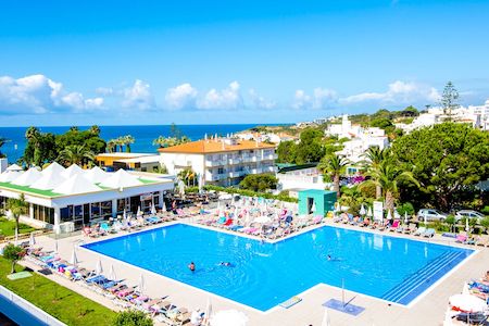 Pool area at Muthu Clube Praia da Oura