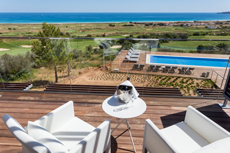View from balcony at Palmares Beach House Hotel