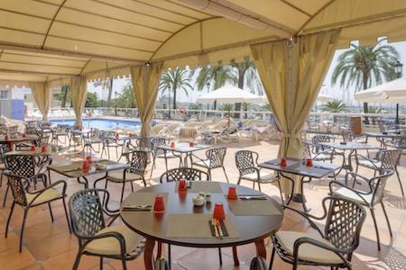 Restaurant Terrace at Palma Bellver Hotel