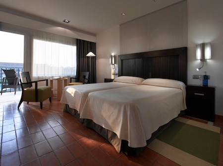 Twin room at Parador del Malaga Golf
