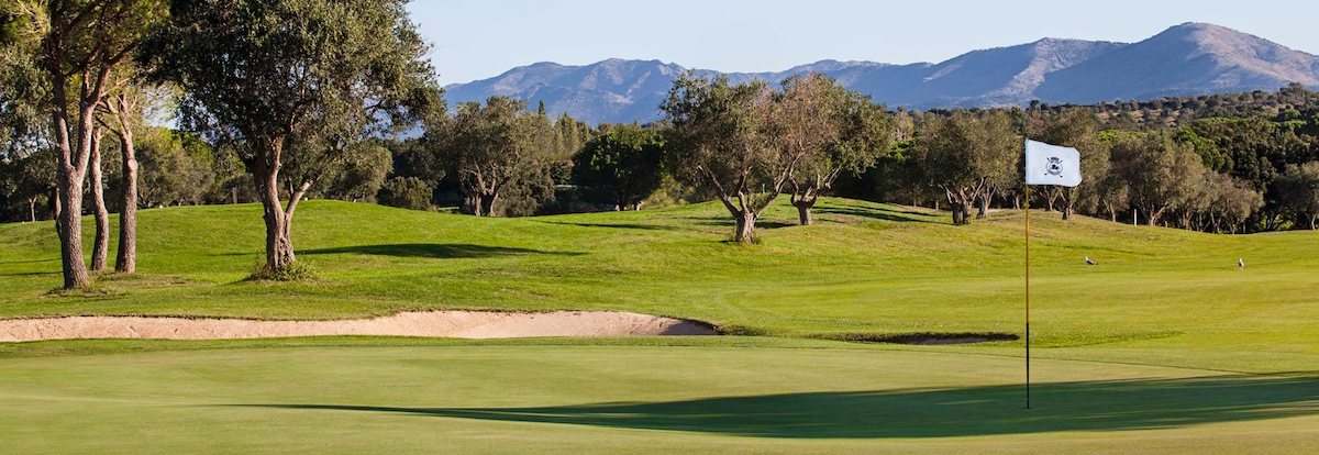 View to the Pyranees from Peralada Golf