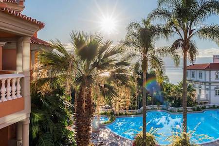 Pool area at Pestana Miramar