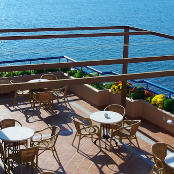 Sea view from the rooftop restaurant at Princesa Playa Marbella