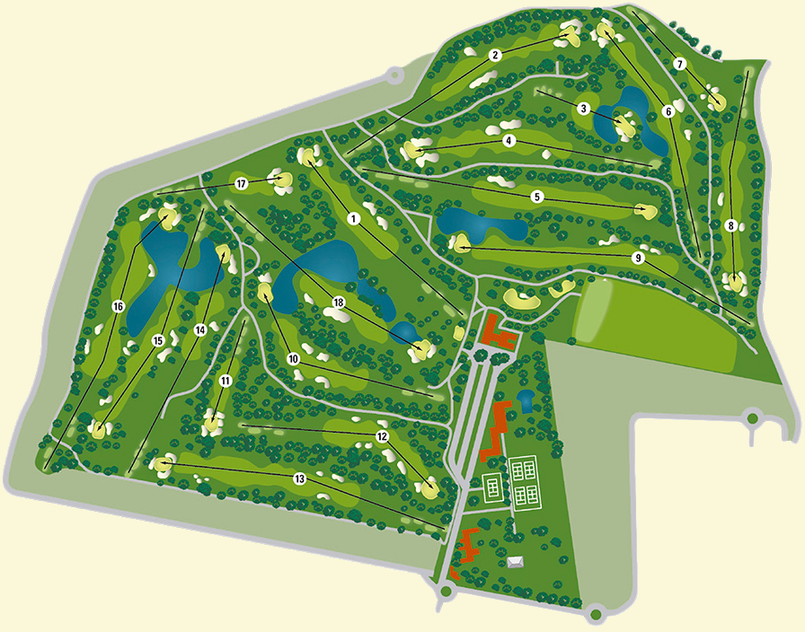 Real Sevilla Golf Course Plan