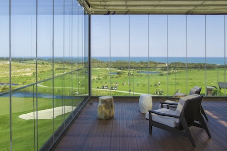 Views from the clubhouse at Royal Obidos Golf