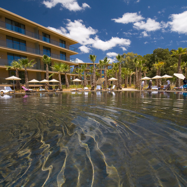 Pool and Hotel at Salgados Palm Village