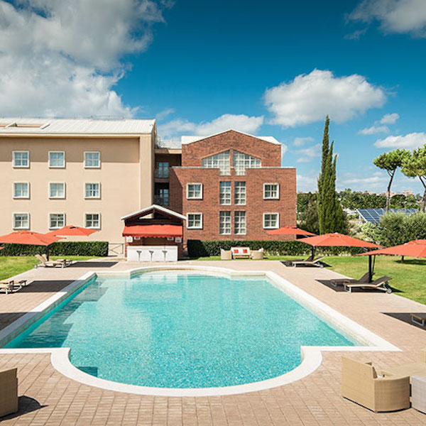 Pool view at Sheraton Golf Parco de' Medici