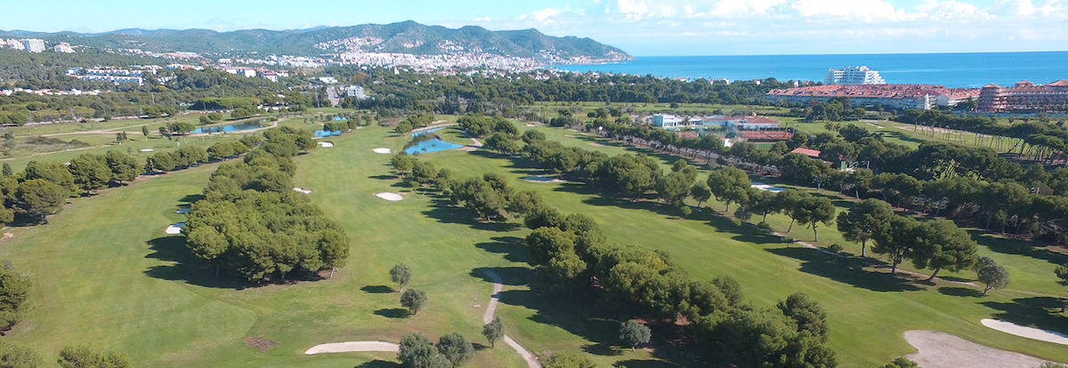 View to the Mediterranean from Terramar Golf