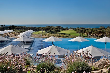 Pool area at The Oitavos Hotel