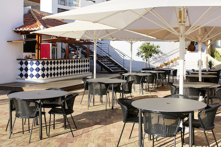 Pool deck at Tivoli Lagos