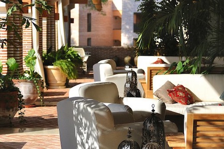 Quiet area in the hotel